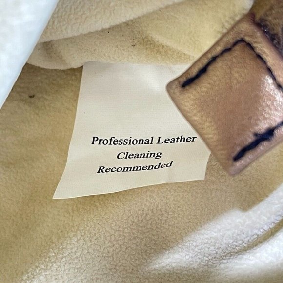 BOLSA Women's Handbag Leather Hobo Gold Baguette - Picture 12 of 14